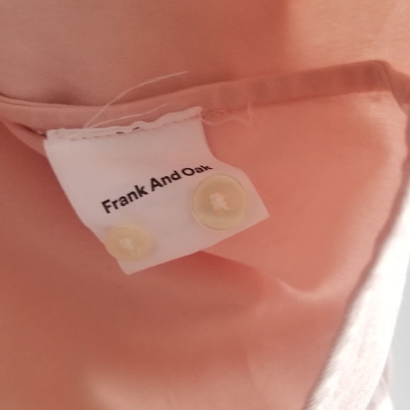 Final Clearance! - Frank & Oak Blouse Blush XL - Picture 3 of 5